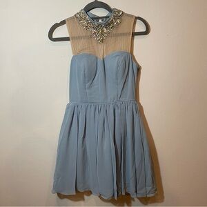 Jodi Kristopher Blue Party Dress size 5